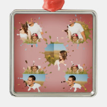 Simple minimal elegant custom circle photo collage