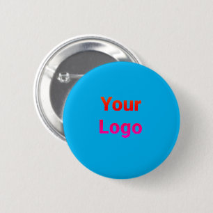 Simple minimal elegant custom logo here company b 6 cm round badge