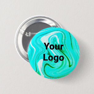 Simple minimal elegant custom logo here company b 6 cm round badge