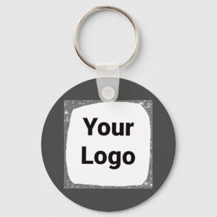 Simple minimal elegant custom logo here company  b key ring