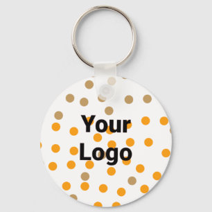 Simple minimal elegant custom logo here company b key ring