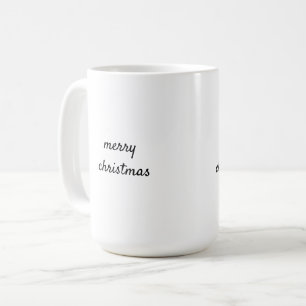 Simple minimal elegant custom logo here company c coffee mug