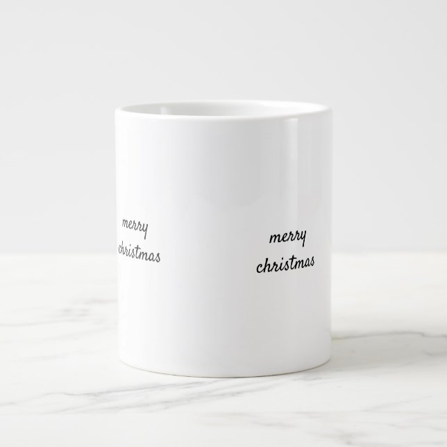 Simple minimal elegant custom logo here company  c large coffee mug (Front)
