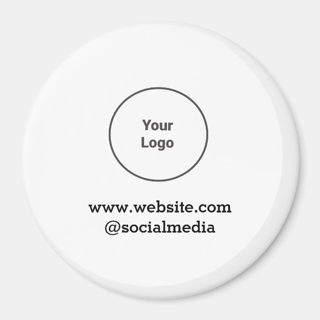 Simple minimal elegant custom logo here company  c magnet (Front)