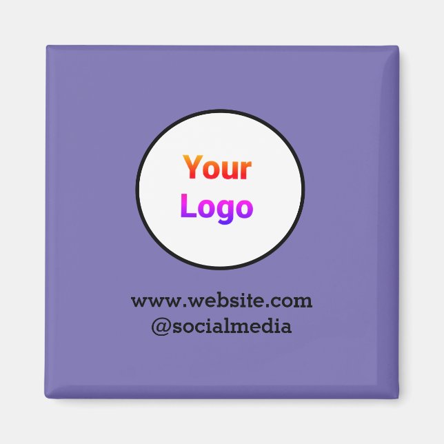 Simple minimal elegant custom logo here company  c magnet (Front)