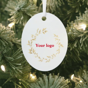 Simple minimal elegant custom logo here company  c metal tree decoration