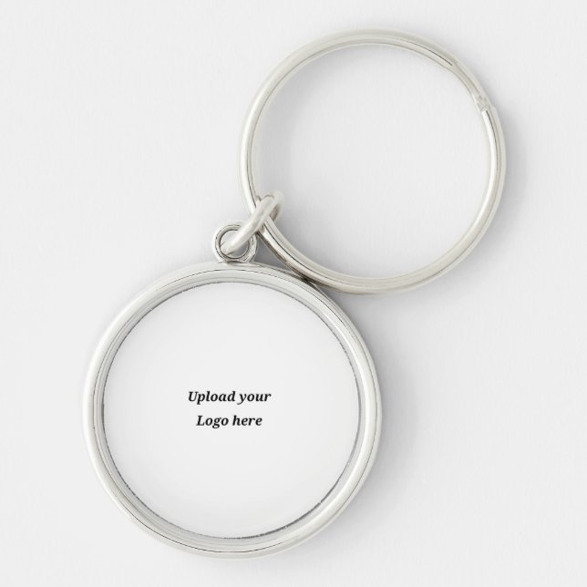 Simple minimal elegant custom logo here company cl key ring (Front)