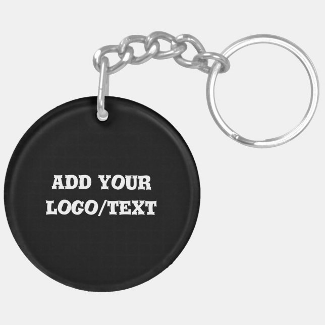 Simple minimal elegant custom logo here company cl key ring (Back Right)