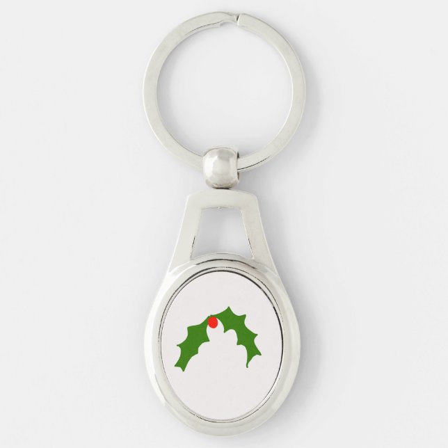 Simple minimal elegant custom logo here company cl key ring (Front)