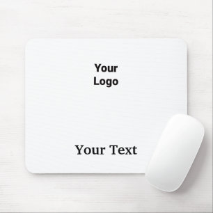 Simple minimal elegant custom logo here company cl mouse mat