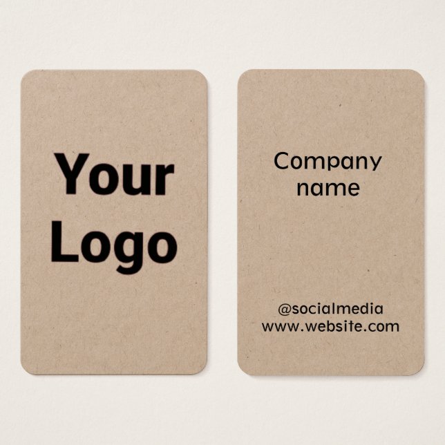 Simple minimal elegant custom logo here company  g (Front & Back)