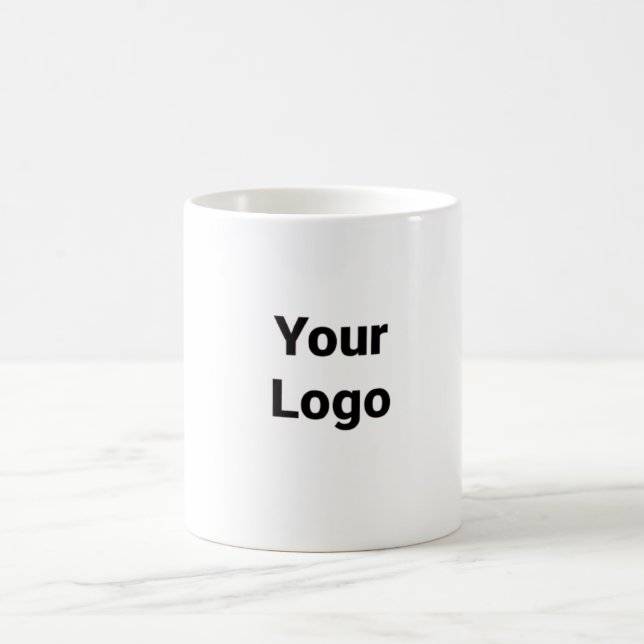 Simple minimal elegant custom logo here company  g coffee mug (Center)