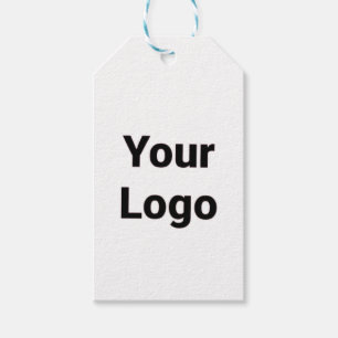 Simple minimal elegant custom logo here company g gift tags