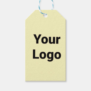 Simple minimal elegant custom logo here company g gift tags