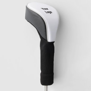 Simple minimal elegant custom logo here company g golf head cover