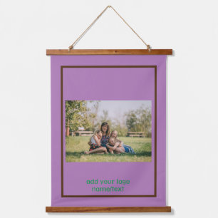 Simple minimal elegant custom logo here company  g hanging tapestry