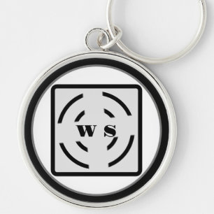 Simple minimal elegant custom logo here company  g key ring