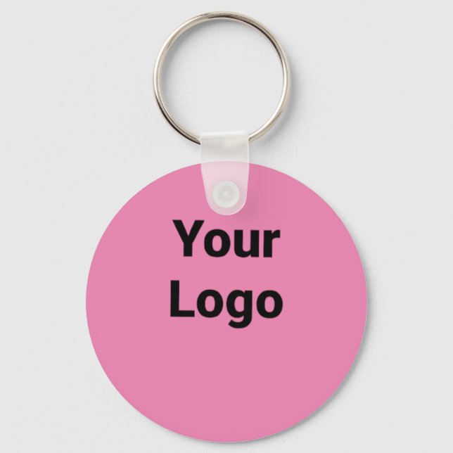 Simple minimal elegant custom logo here company  g key ring (Front)