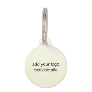 Simple minimal elegant custom logo here company g pet tag