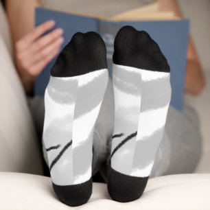 Simple minimal elegant custom logo here company g socks