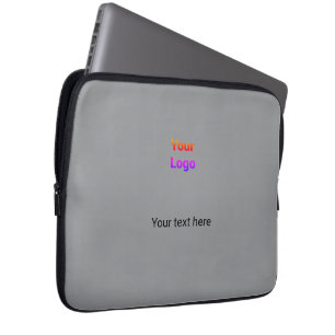 Simple minimal elegant custom logo here company   laptop sleeve