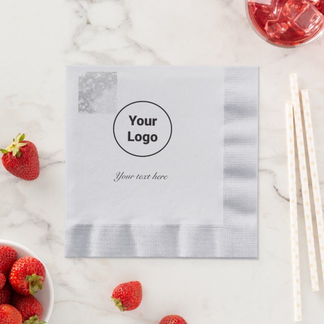 Simple minimal elegant custom logo here company    napkin (Insitu)