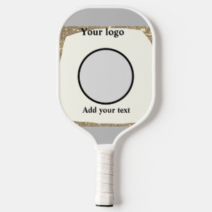 Simple minimal elegant custom logo here company ph pickleball paddle
