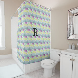 Simple minimal elegant custom logo here company ph shower curtain
