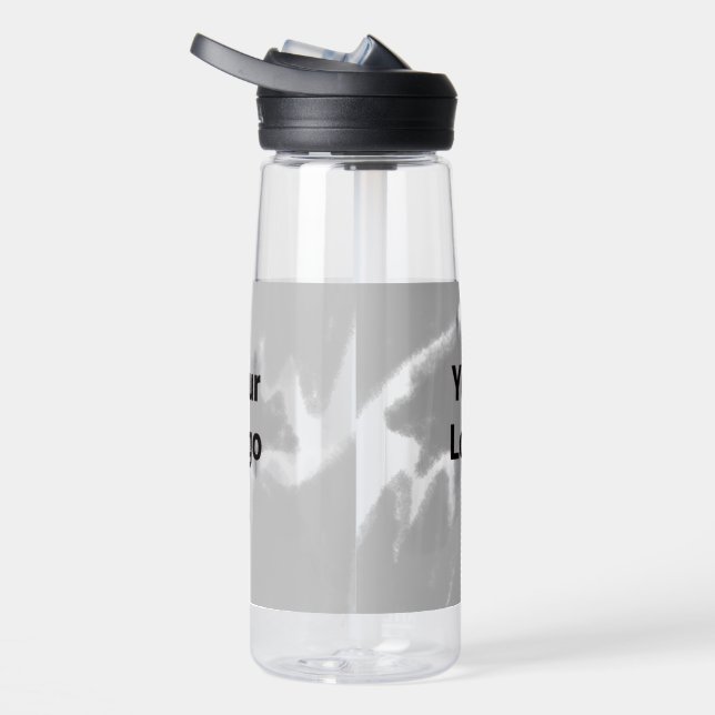 Simple minimal elegant custom logo here company ph water bottle (Right)