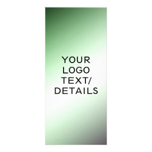 Simple minimal elegant custom logo here company   rack card