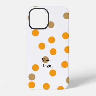 Simple minimal elegant custom logo here company th iPhone 12 case