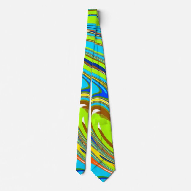 Simple minimal elegant custom logo here company th tie (Back)