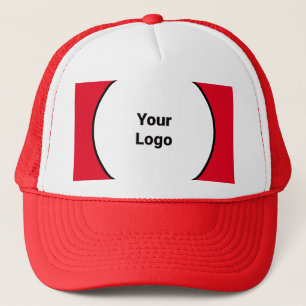 Simple minimal elegant custom logo here company th trucker hat