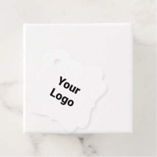Simple minimal elegant custom logo here company  w favour tags