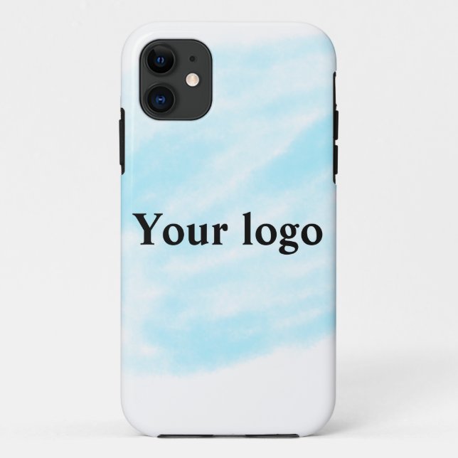 Simple minimal elegant custom logo here company wa Case-Mate iPhone case (Back)