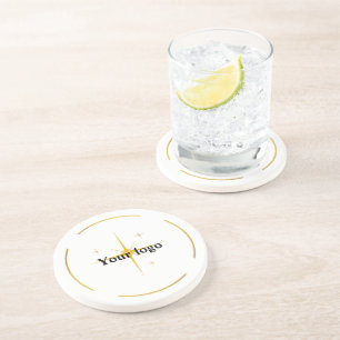 Simple minimal elegant custom logo here company wa coaster