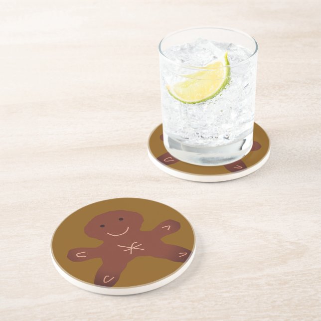 Simple minimal elegant custom logo here company wa coaster (Side)