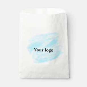 Simple minimal elegant custom logo here company wa favour bags