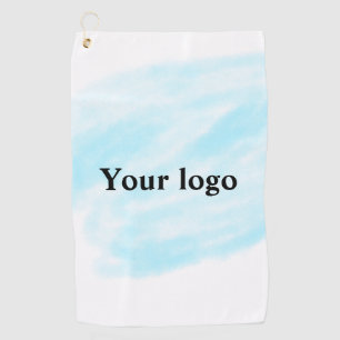 Simple minimal elegant custom logo here company wa golf towel