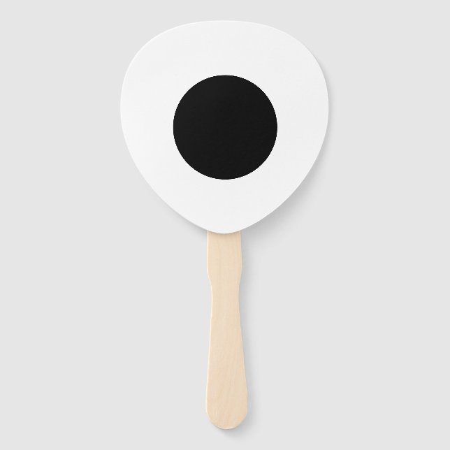 Simple minimal elegant custom logo here company wa hand fan (Front)