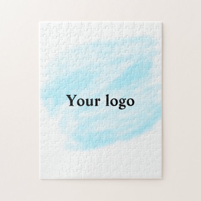 Simple minimal elegant custom logo here company wa jigsaw puzzle (Vertical)