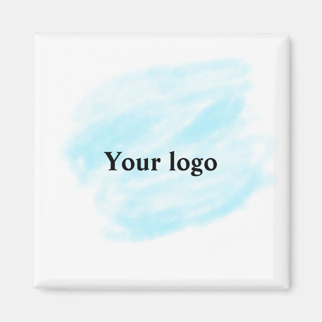 Simple minimal elegant custom logo here company wa magnet (Front)