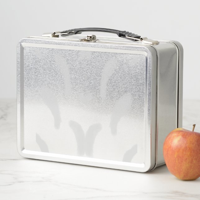 Simple minimal elegant custom logo here company wa metal lunch box (In Situ)
