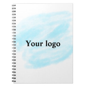 Simple minimal elegant custom logo here company wa notebook