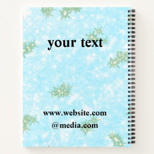 Simple minimal elegant custom logo here company wa notebook