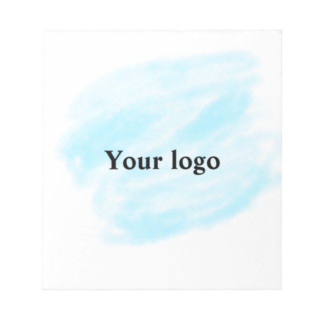 Simple minimal elegant custom logo here company wa notepad (Front)