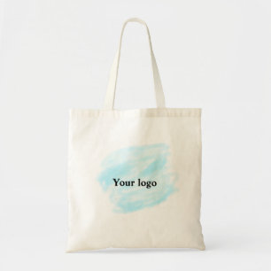 Simple minimal elegant custom logo here company wa tote bag