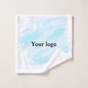 Simple minimal elegant custom logo here company wa wash cloth