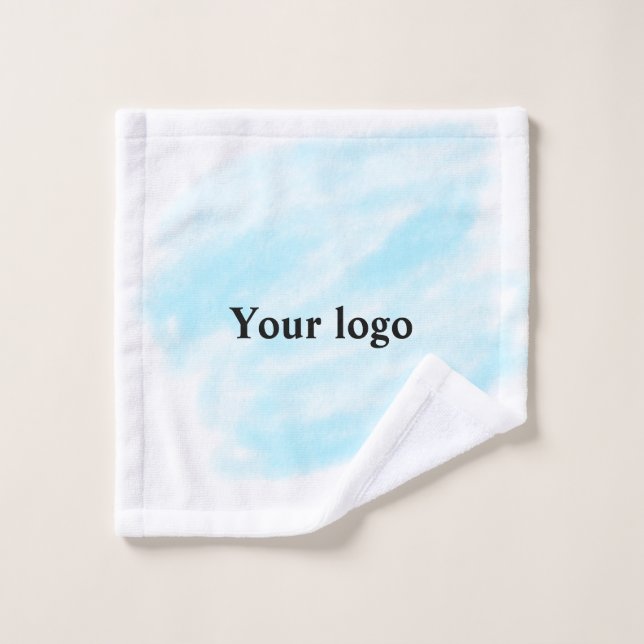Simple minimal elegant custom logo here company wa wash cloth (Wash Cloth)