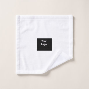 Simple minimal elegant custom logo here company wash cloth